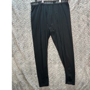 Russell Dri-Power 360 Men's Black Athletic Compression Pants Tights L/G 36-38